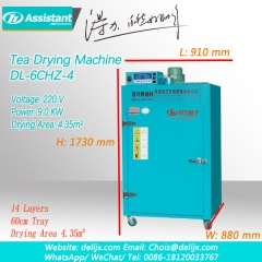 травяной / зеленый / черный чай сушилка машина 220в электрическое отопление dl-6chz-4
