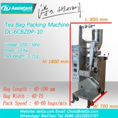 автоматическая двойная камера небольшой чай в пакетиках машина Китай поставщик